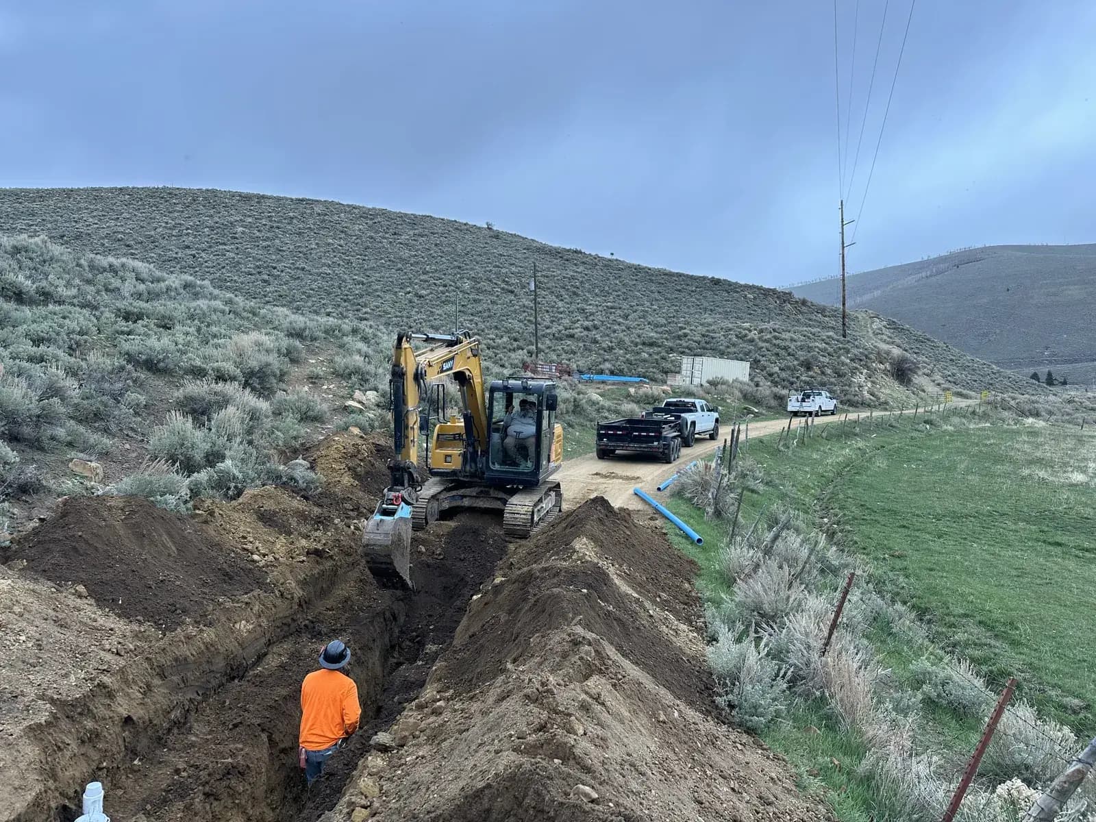 Excavation and site preparation