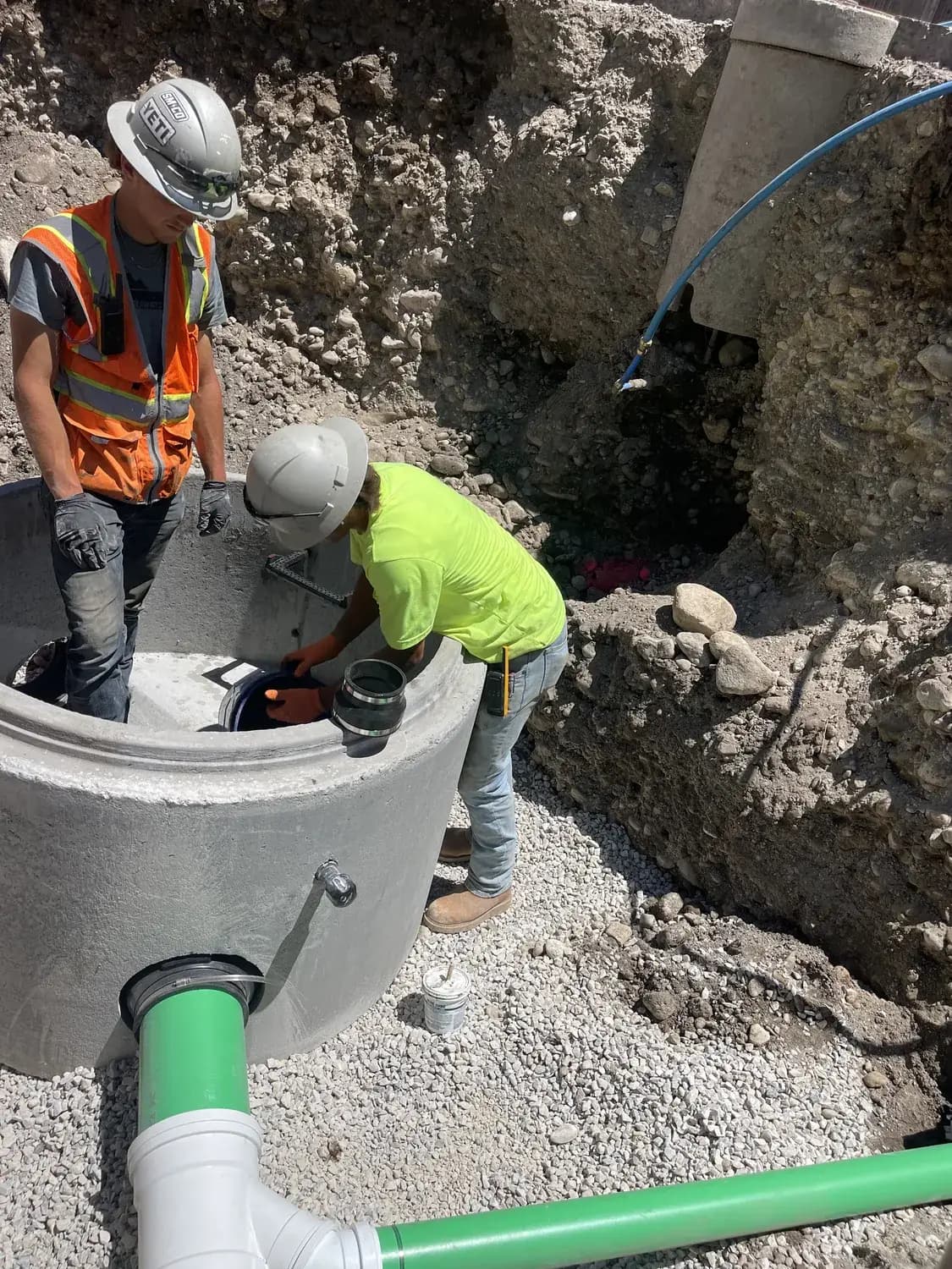 Underground utility installation