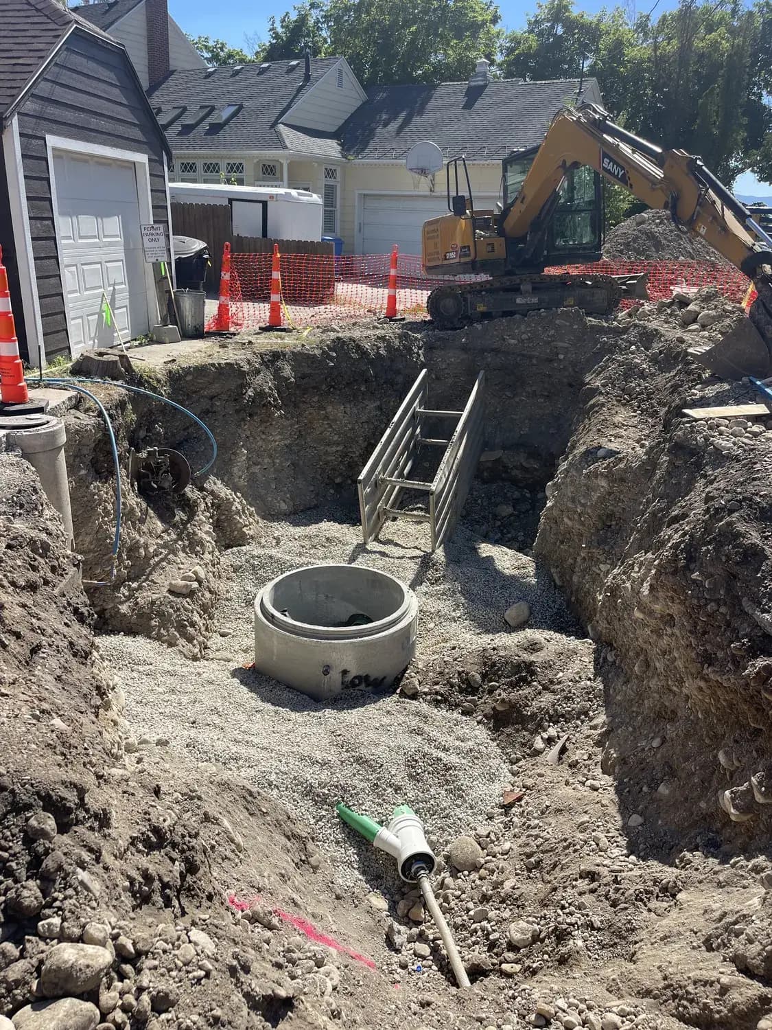 Tremonton pump line replacement jobsite