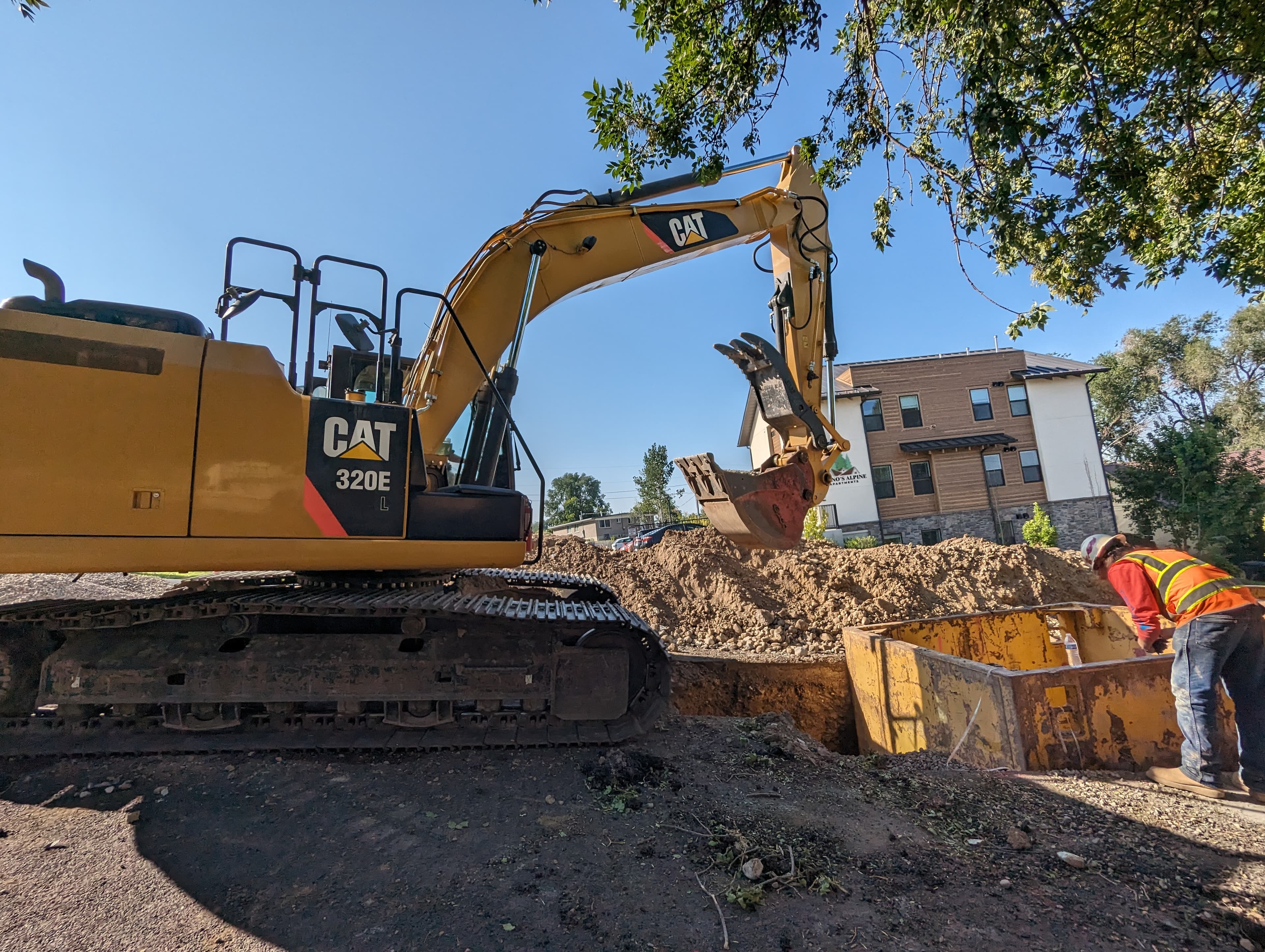 Temple Heights project site — jobsite photo